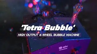 Tetra Bubble | High Output 4-Wheel Bubble Machine for Parties, DJs & Events