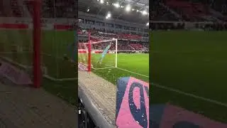 Goalkeeper save the gate