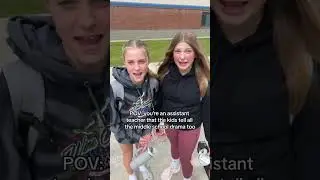 Middle school drama is so fun to listen to