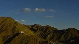 Evening at Namgyal Tsemo Gompa