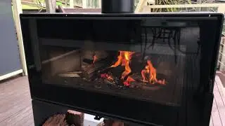 Visionline Log Fireplace from The Gas Log Fireplace Company Melbourne