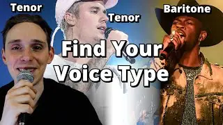 Find Your VOICE TYPE in Two Steps! (Tenor, Baritone, Bass, Soprano, Mezzo-soprano, Alto)