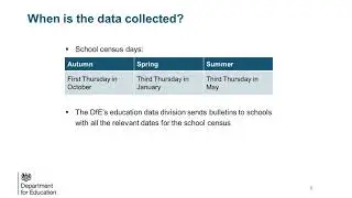 Overview of the school census