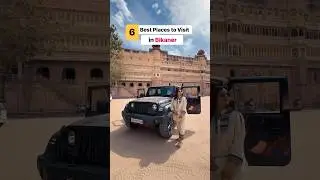 Places to visit in Bikaner Rajasthan India #travelshorts #travel #viralvideo #viralshorts