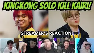Kingkong Solo Kills Kairi In the ESL Snapdragon Finals! Streamer's Reaction!