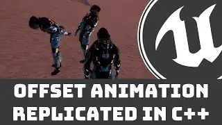 Unreal Engine 4 - Aim offset replication in C++