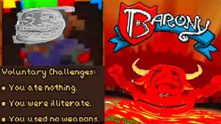 Barony: Illiterate, Foodless, Brawler Challenge as a Goatman Monk With No Commentary