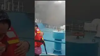 emergency situation #ship #safetyfirst #fire fighting
