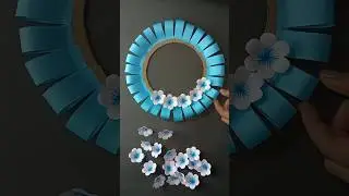 beautiful paper wall hanging #paper #diy #viral  paper craft ideas