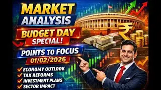 BUDGET DAY SPECIAL / 01 Feb, 2026. Market Analysis -Nifty/Bank Nifty/Sensex #trading #budget#options