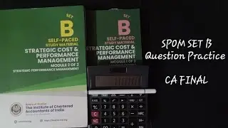  CA FINAL || Practical qno. 8 , 9 chapter 13 standard costing spom set b