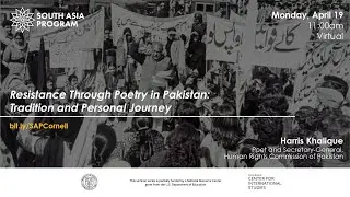 Resistance Through Urdu Poetry in Pakistan - Harris Khalique (April 19, 2021)