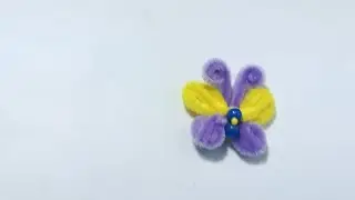 DIY How To Make Chenille Wire Butterfly