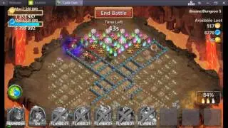 castle clash insane 5-10 no mino sm sk dd santa кошмарка 5-10 без минотавра шапки и черепа