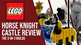 LEGO Snake Knight visit to the Horse Knight Castle review