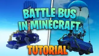 FORTNITE BATTLE BUS in MINECRAFT | TUTORIAL