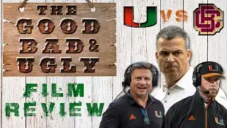 Miami Hurricanes vs Bethune Cookman: The Good, Bad & Ugly Film Breakdown