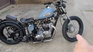 Triumph T140 Hardtail Bobber