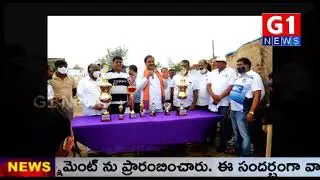 TPCC Working President Mohammad Azharuddin &Malreddy RangaReddy  inaugurates TPL Cricket tournament