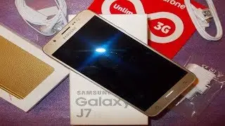 Распаковка Samsung Galaxy J7 (2016) J710F/DS Gold из Rozetka.com.ua