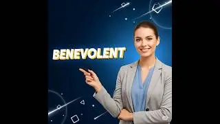 Benevolent ::  Easiest Way Learn and Remember The meaning