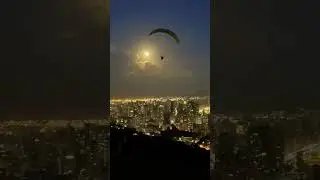 night flying #night #flying #enjoy #adventure #beautiful #paragliding #sports #nature #shorts #moon