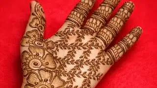 Very simple unique style mehndi design for back hand|new easy mehndi design 2025 | mehandi designs