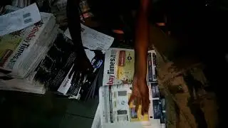 Hand bill distribution in news paper