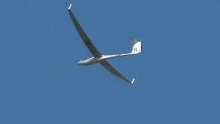 Schleicher ASW 28 Glider Display @ Old Warden Race Day Show October 2022.