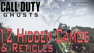 Call of Duty:Ghost - 12 Hidden Camos & Reticles