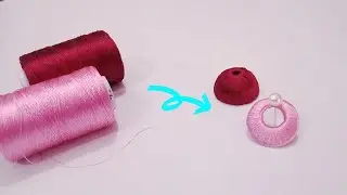 Jhumkas Base wrapping techniques | Simple & Easy method | for beginner's | Learn & Earn @Home