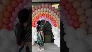 Rainbow balloon. Easy rainbow balloon arch. Rainbow tutorial. Rainbow sculptures. #balloonrainbow