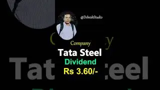 Tata Steel Dividend #multibagger #share #sharemarket #stockmarket  #stocks #dividend #dividendstocks