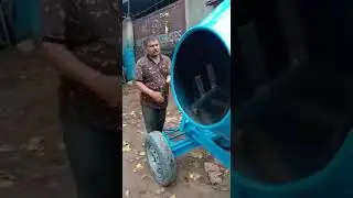 concrete mixer machine with electric motor Aditya enterprises