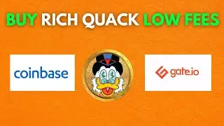 How To Buy RichQuack Token Low Fees On Coinbase & Gate.Io  |Richquack Coin| QUACK