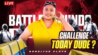 Telugu girl gamer FACE CAM ON BGMI LIVE  with nanditha playz