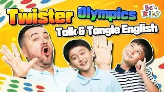 EP9. Twister Olympics Talk & Tangle English #learn #english #어린이영어