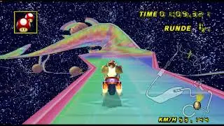 [4320p60] 3DS Rainbow Road (by Lovelifeandtpose024) (2:24.360/TT; 150cc via Insane Kart Wii)