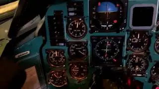 Former Tu-154m simulator Saint-Petersburg Russia