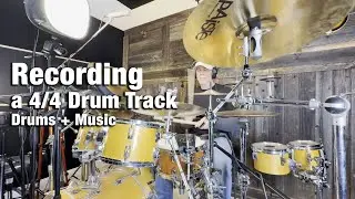 Drum Tracking Session &mdash; Simple 4/4 Groove + Music