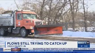 Snowplows work tirelessly to clear Vigo County roads