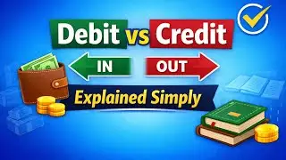 Debit vs Credit Explained for Beginners | Accounting Made Simple