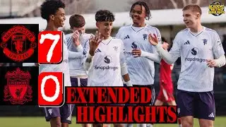 Manchester United 7 x 0 Liverpool▫️U18 Premier League 2025/26▫️Extended Goals & Highlights