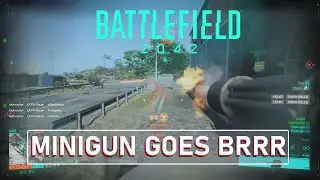 Battlefiled 2042 Minigun is HOT
