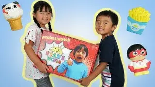 Ryan ToysReview Sent Me Free Toys | New Squishy  from Ryan's World Toys Collection