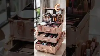 makeup organizer, cosmetic storage, portable makeup box
