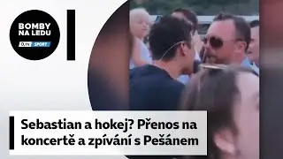 Sebastian a hokej? Přímý přenos na koncertě a zpívání s Pešánem