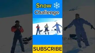 Low to high budget overnight survival challenge in snow ❄️ #shortvideo #ytshorts #shorts