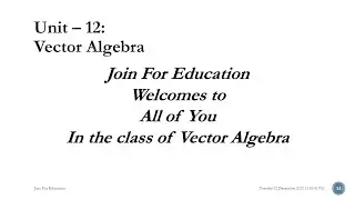 vector algebra || mathematics || jeee main || basic concepts || lets analysis || Q.No. 6 to 10