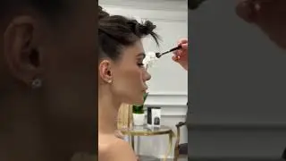Собранная укладка и яркий макияж - Suite Beauty Couture
